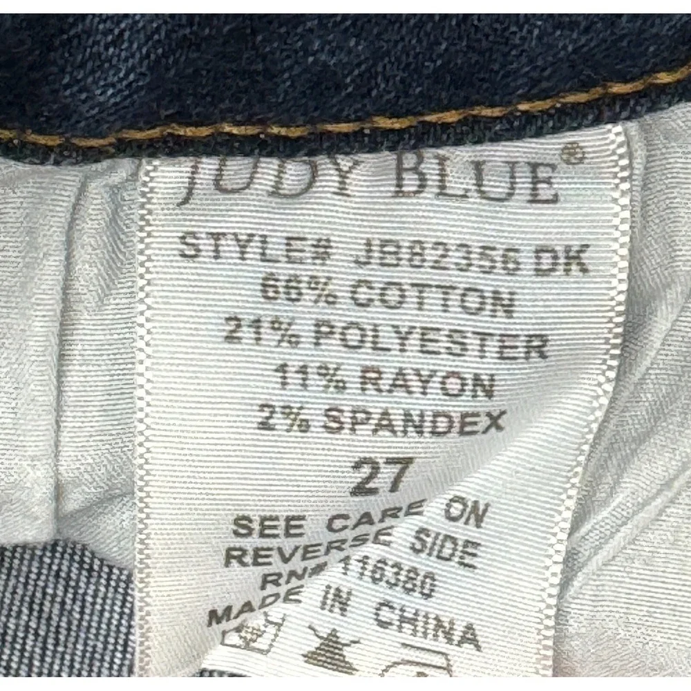 Judy Blue Los Angeles Straight Fit Women's‎ Denim Jeans Size 27